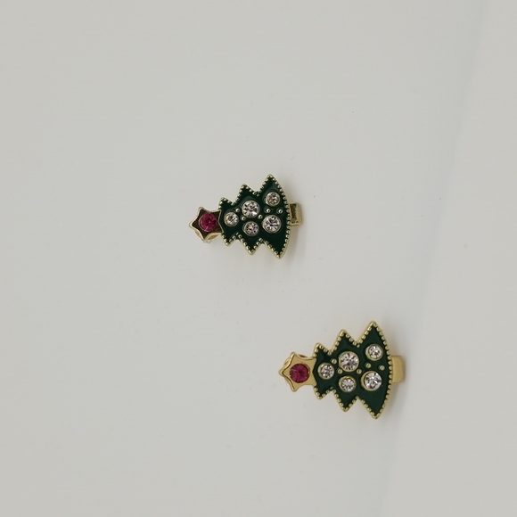 Mini Christmas Tree stud earrings - Picture 5 of 6